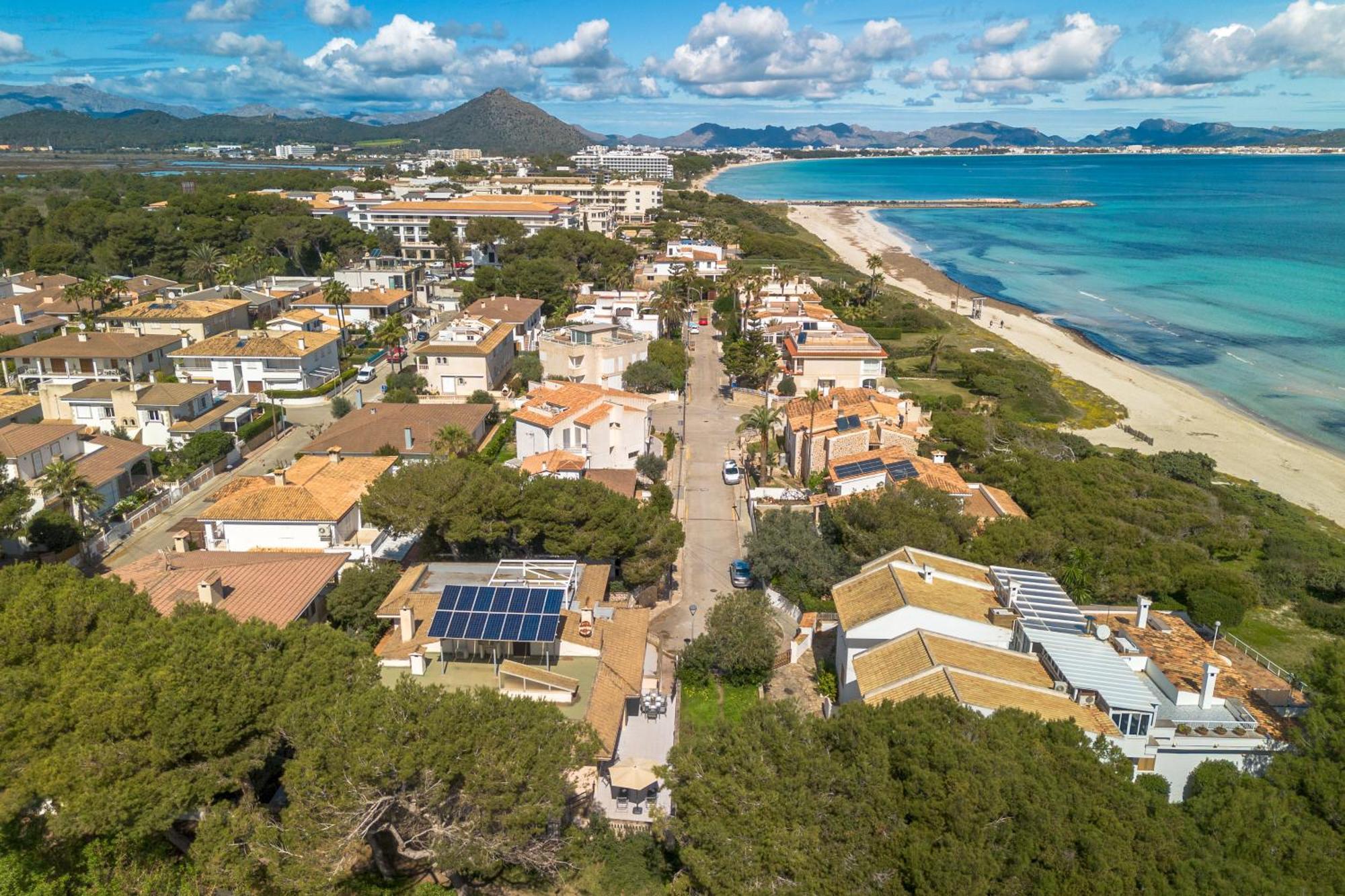 Villa Can Canta Natura Park House at Platja de Muro Beach Exterior foto