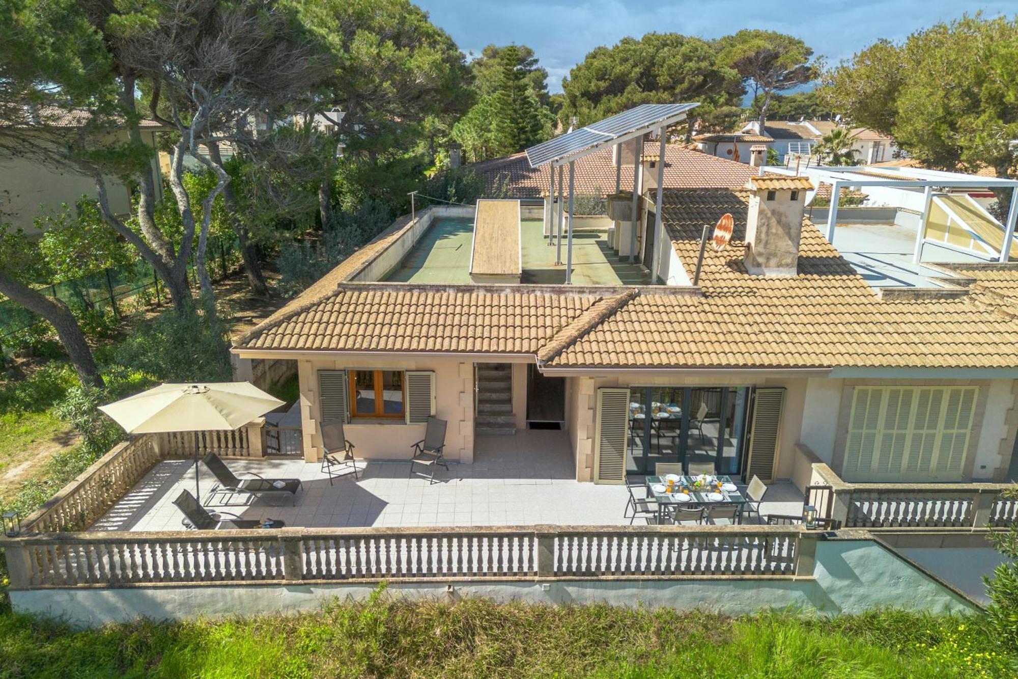 Villa Can Canta Natura Park House at Platja de Muro Beach Exterior foto